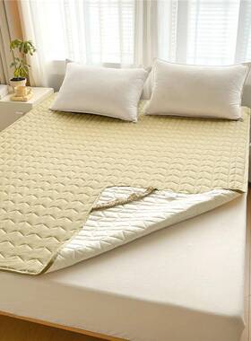 秋冬上软新缝A类全棉色绗夹棉床垫纯柔单人宿舍垫子40支OYF透气软