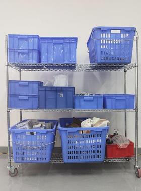 可置拆卸货架车间仓货库镀铬KGI架线网展示货架仓储货架大三层管