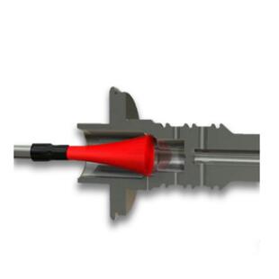 X色EBEC锐TBG必克孔研毛磨刷抛光去刺蓝CH-A33内-3L陶瓷纤维素现