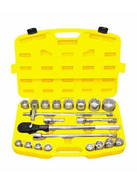 波斯工具 21件套十二角19mm系列公制重型套筒组套BS511621