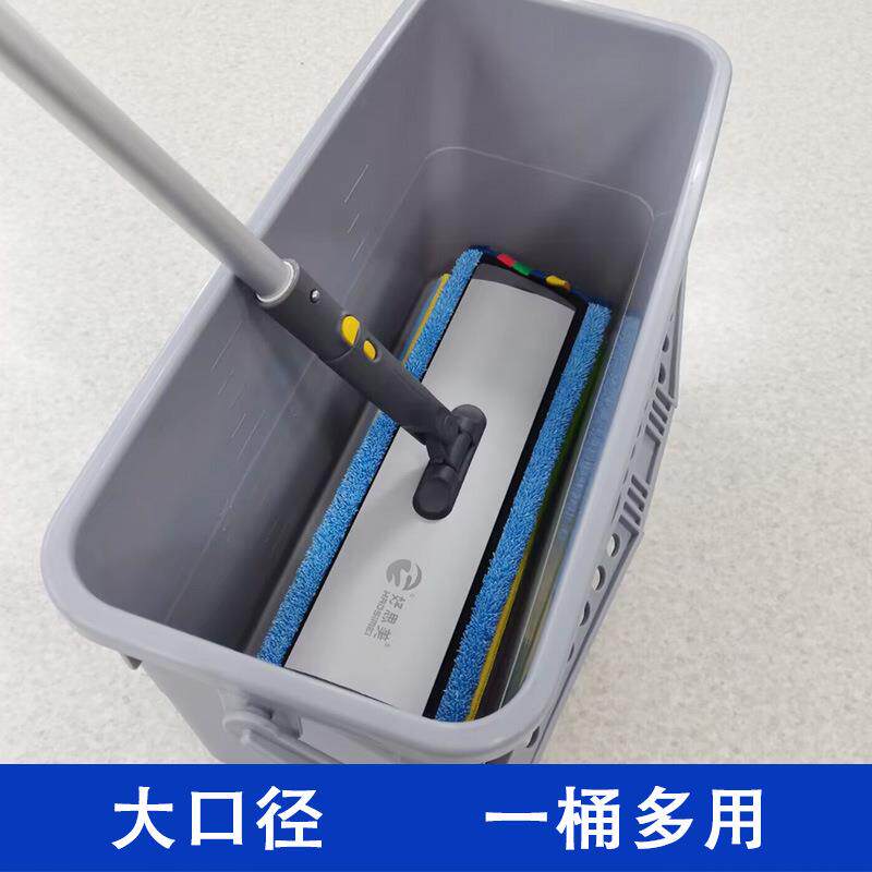 22L多功能水桶带刻度大容量洁桶手提式拖带清盖收加267厚塑料布纳