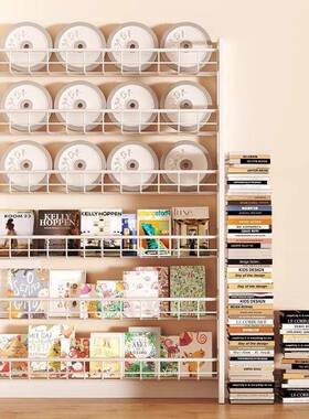 厨房门后置物架落地OBL免薄架打孔壁挂书铁艺架子上省空墙间超收