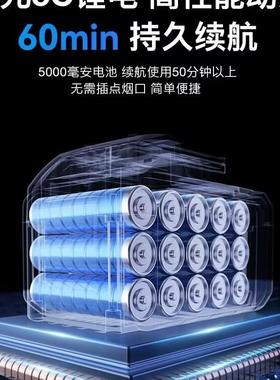 MBW车载吸尘型器车用无汽线充电车力家用手持小车内大功率吸迷你