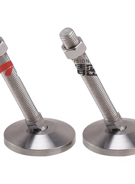 304不锈钢万向重载脚杯WAG71-D60/80-M12/M16/M20-L100/L125/L200