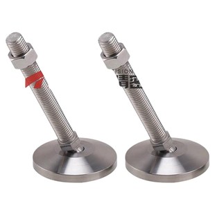 M12 M16 M20 304不锈钢万向重载脚杯WAG71 L125 L100 L200 D60