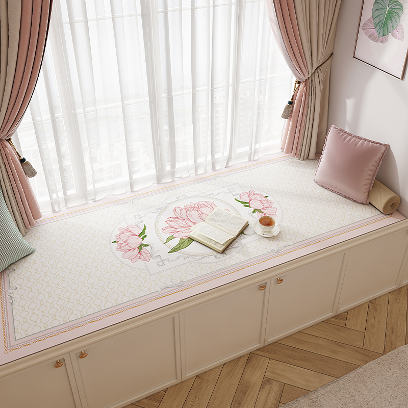 防水飘窗垫四季通用新款可裁剪皮革阳台垫子定制免洗卧室窗台垫夏