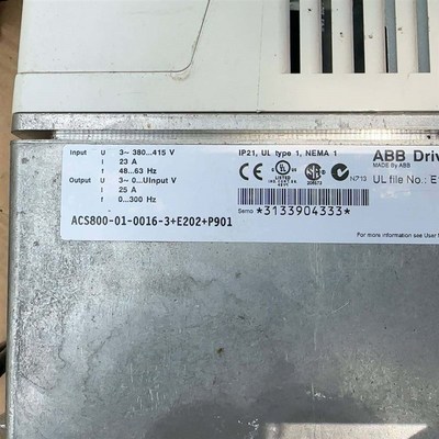 议价拆机ABB变频器ACS800-01-0016-3+P901,维修