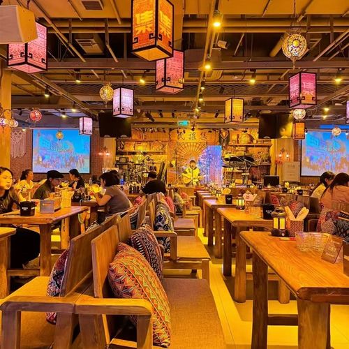 民谣集桌椅实木卡座沙发椅子老榆木酒吧桌子漫咖啡长方形