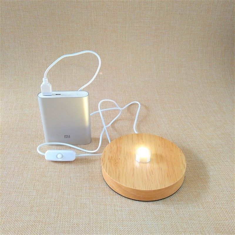 实木台灯灯座带开关插头e27灯头e14小螺口台灯DIY配件底座带光源