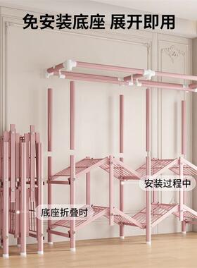 衣柜用免柜VGK安装折叠布衣家卧室出租用简易衣橱加粗加房固结实