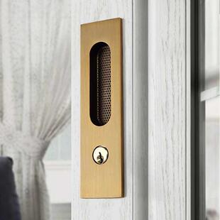 木门移台门锁方形移门推拉门锁室内室门书房卧阳厨房生卫间滑门钩