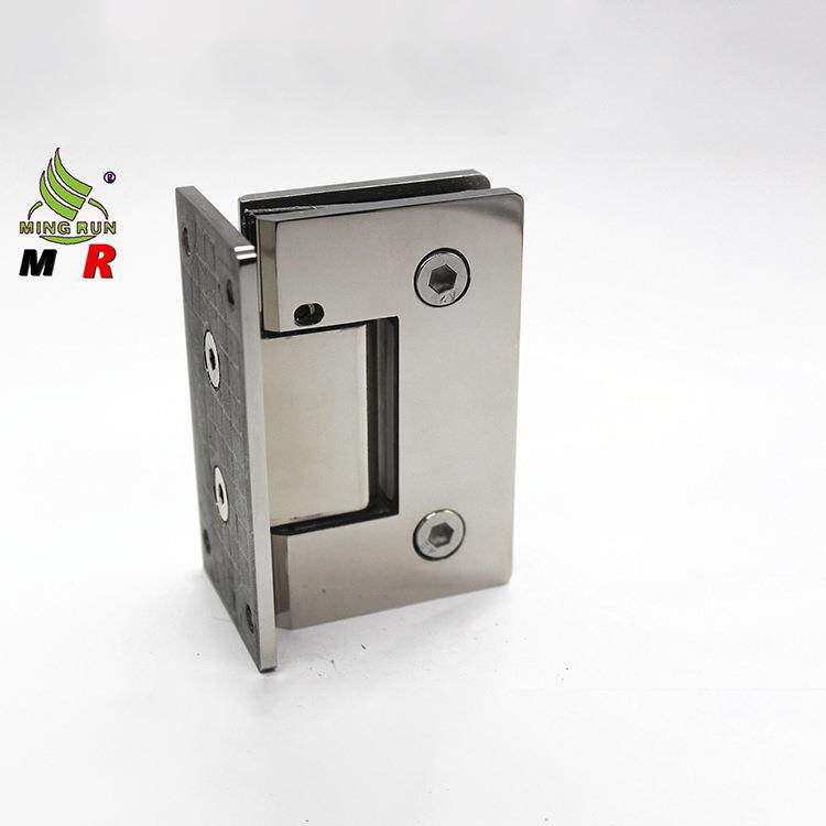 浴室MR-K001夹可调边角度淋璃浴房隔断0连接件双9度精铸不锈钢玻
