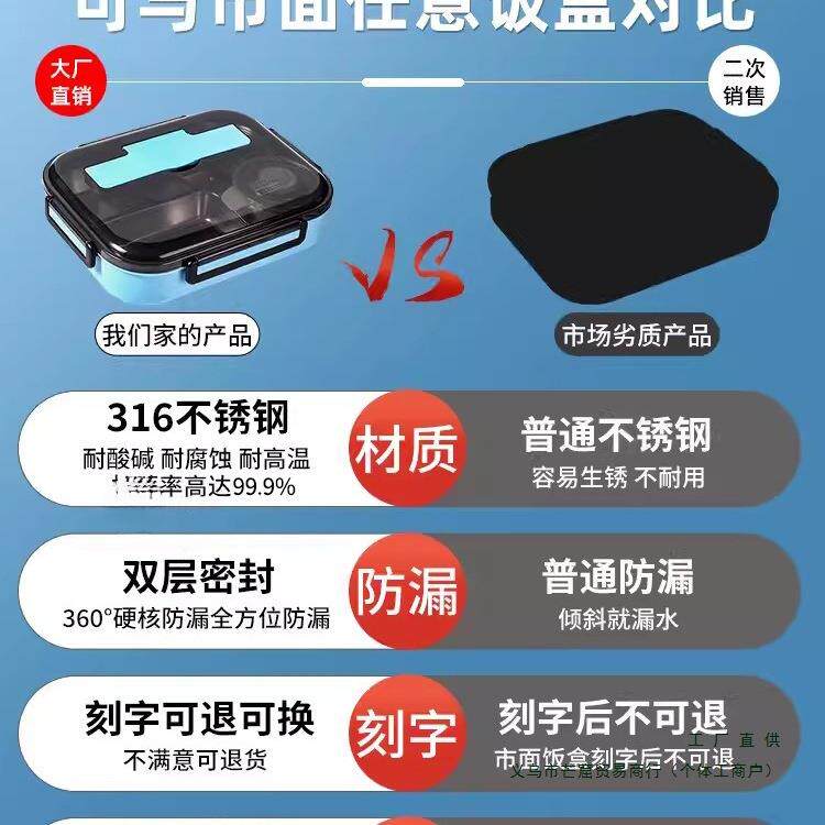31F96H7M9S6不锈L钢小餐学生保温盒饭男女孩儿童便当上学盒上班族