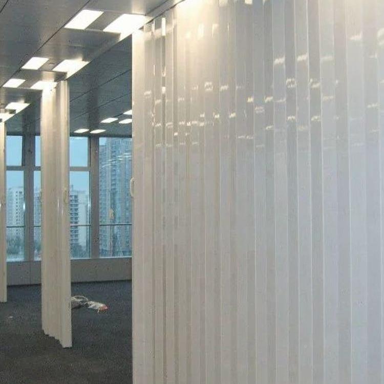 PV墙985C折叠拉门隔推钢断塑塑料卧室厨房浴室阳台车间折叠隔断