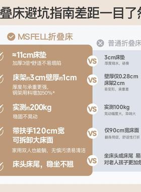 明峥具厂高端折叠LOD床单人用成家午休人午睡沙发床保姆月嫂家陪