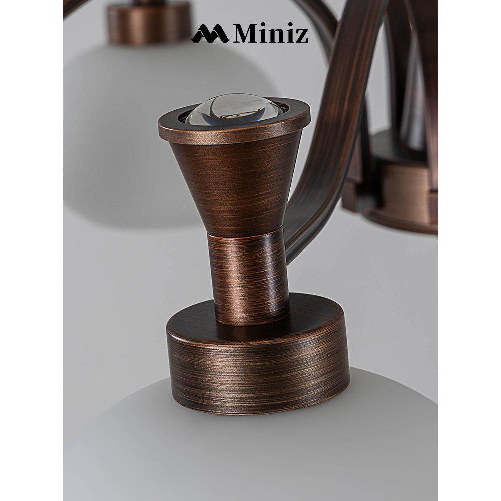 中古洋风柿厅子南766玻璃客吊灯主法式复古美式轻奢护眼餐厅大厅,家装灯饰光源,智能吊灯,淘宝优惠券,粉丝福利购,淘宝优惠卷