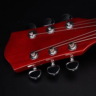 4141寸民谣a吉他初学者厂易手原上声吉他guitr木吉他家