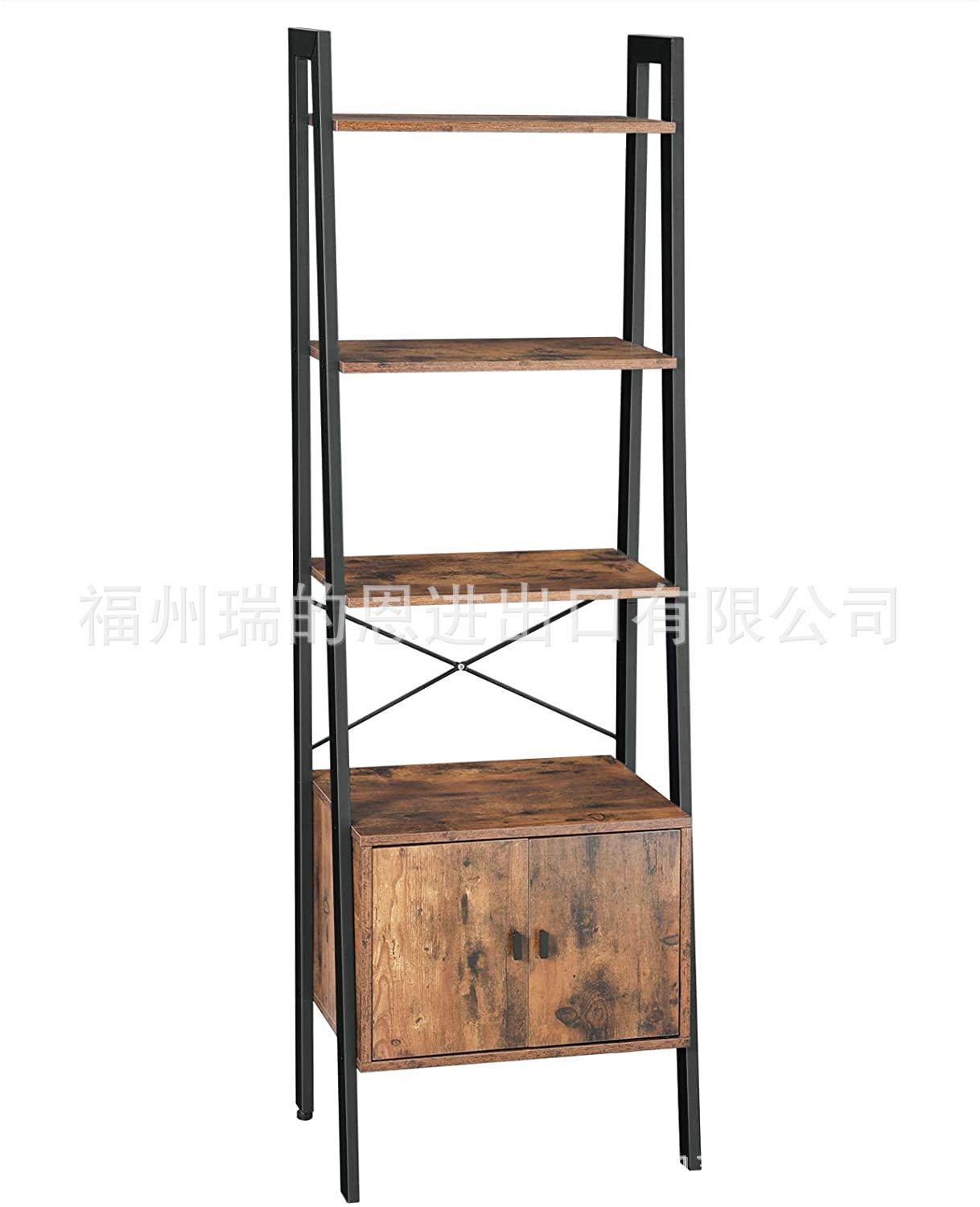 铁木复古工业风置物书架
