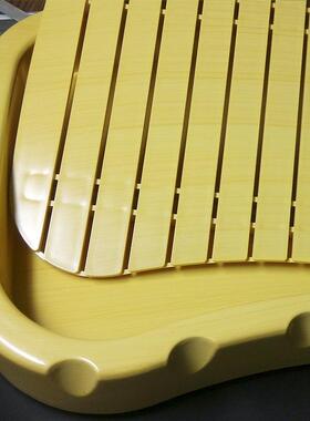 月形身盘子ABS日式仿木寿牙司桶司寿盆刺料理盘海鲜盘生VGJ鱼桶餐