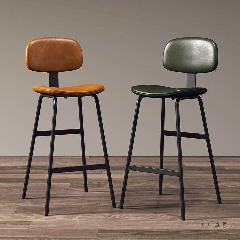 941工业凳风软用包靠椅背高脚凳铁艺吧台椅简约现代家吧台酒吧椅,商业/办公家具,酒吧桌,淘宝优惠券,粉丝福利购,淘宝优惠卷
