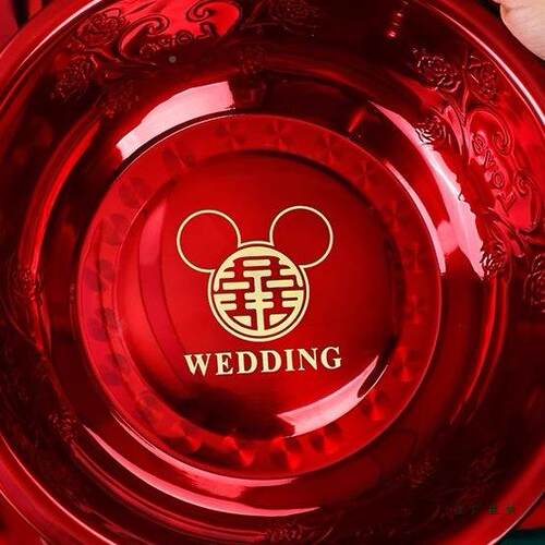 结婚女方嫁装高物档品全陪套聚宝喜盆新F99HS97M娘套洗漱娘家婚庆