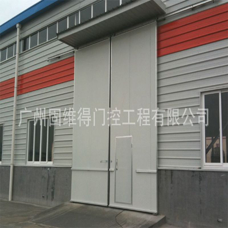 工厂仓库厂房钢制彩钢板岩棉板聚氨酯发泡防火推拉门隔音门平开门