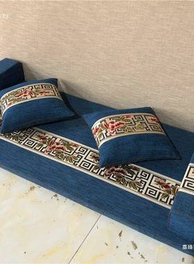 厂pxx62690家制作罗汉床子式沙垫发坐垫海绵内胆中实木老式可中用