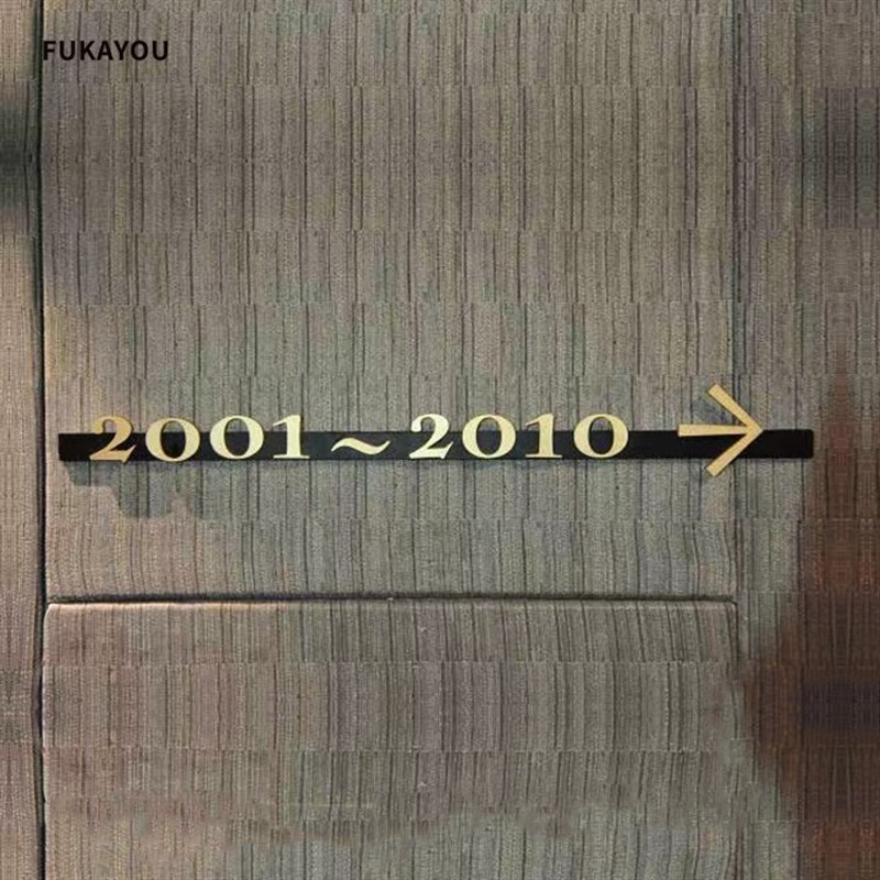 高端金属标识牌酒店房间索引牌指引牌发光数字指示牌层门牌设计商