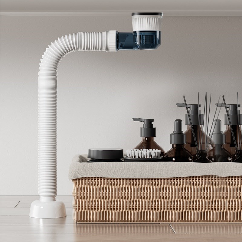 热弯岩板盆下水器洗手盆防堵防臭下水管可丽耐盆一体陶瓷盆弹跳式