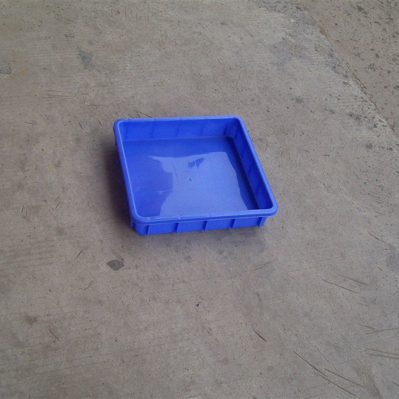 方盘塑料胶箱周转装货运输电子零件元件盒胶盆堆叠省空间