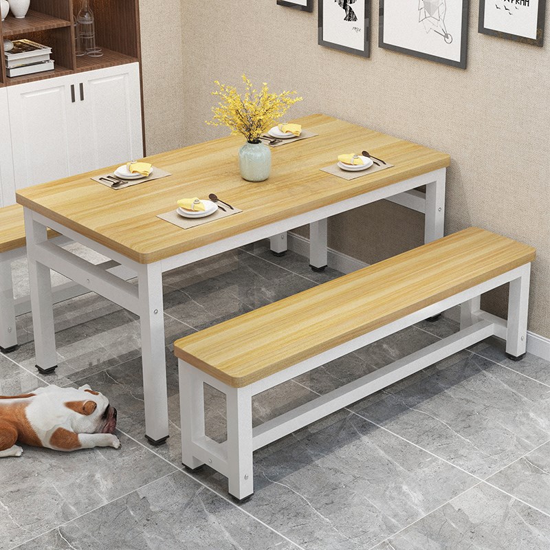 餐桌子商用家用食堂早快餐厅面馆餐饮出租房小吃饭店专用桌椅