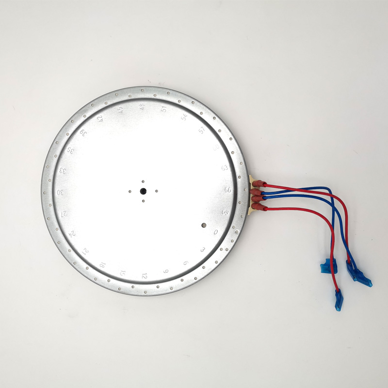 诺洁仕 东果电陶炉盘圈7环插脚线烤炉加热盘20W电陶炉发热盘