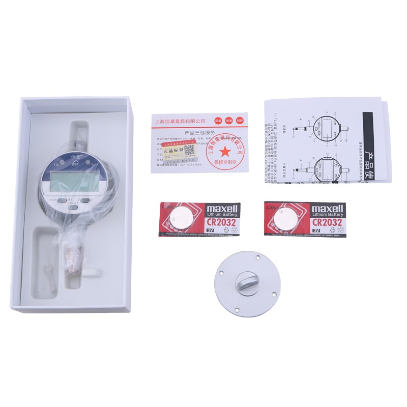 恒量防水电子数显千分表0.001指示表高度规深度计位移表IP7防护