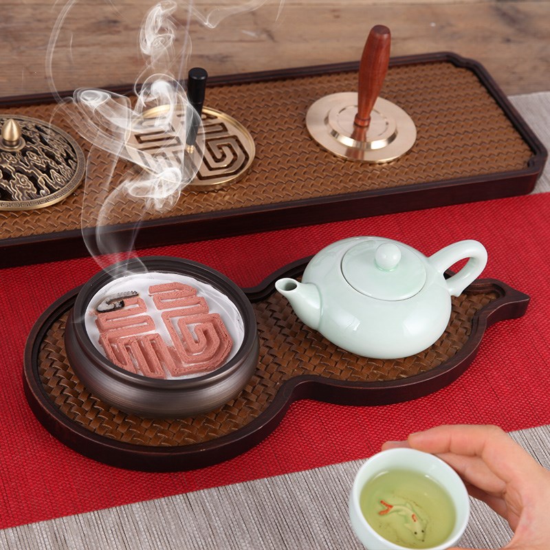 香道铜工具装黄铜香篆拓模打香篆耳十二生肖打拓打篆模具香印