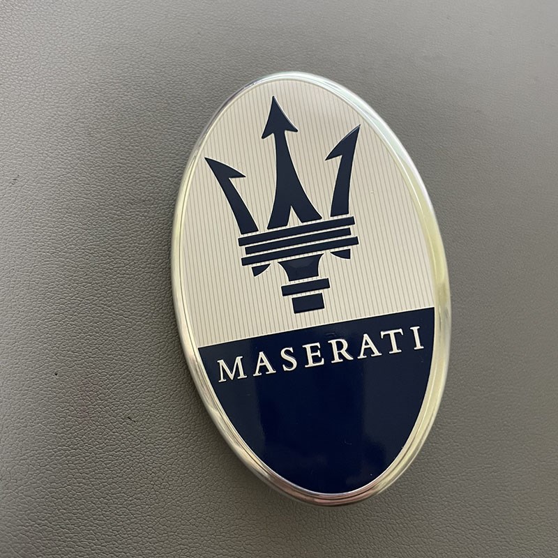 新款玛莎拉蒂车标贴总裁GT机盖标吉博力侧标莱万特字母标尾标改装