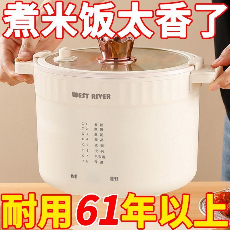 德国智能微压电煮锅电饭煲一体锅多功能料理锅电热火锅家用电饭锅