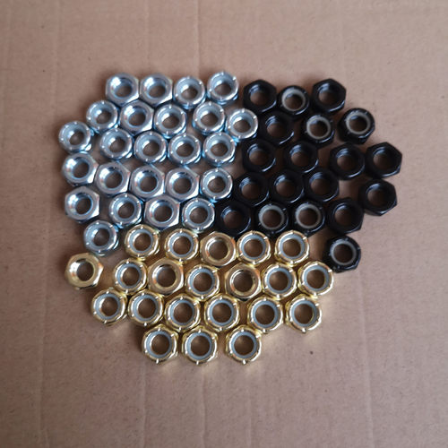 滑板配件侧螺母支架桥端侧母六角螺帽尼帽英制美制螺母螺丝帽