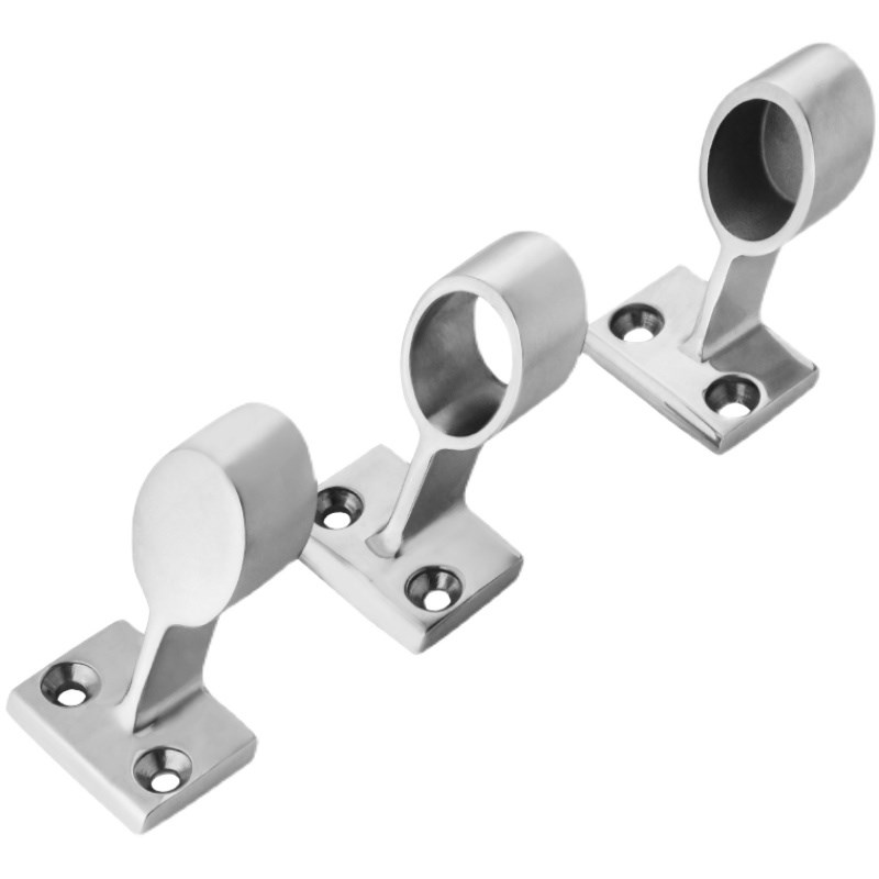 31不锈钢船中/船前/船后游艇五金栏杆底座扶手座支架船舶配件