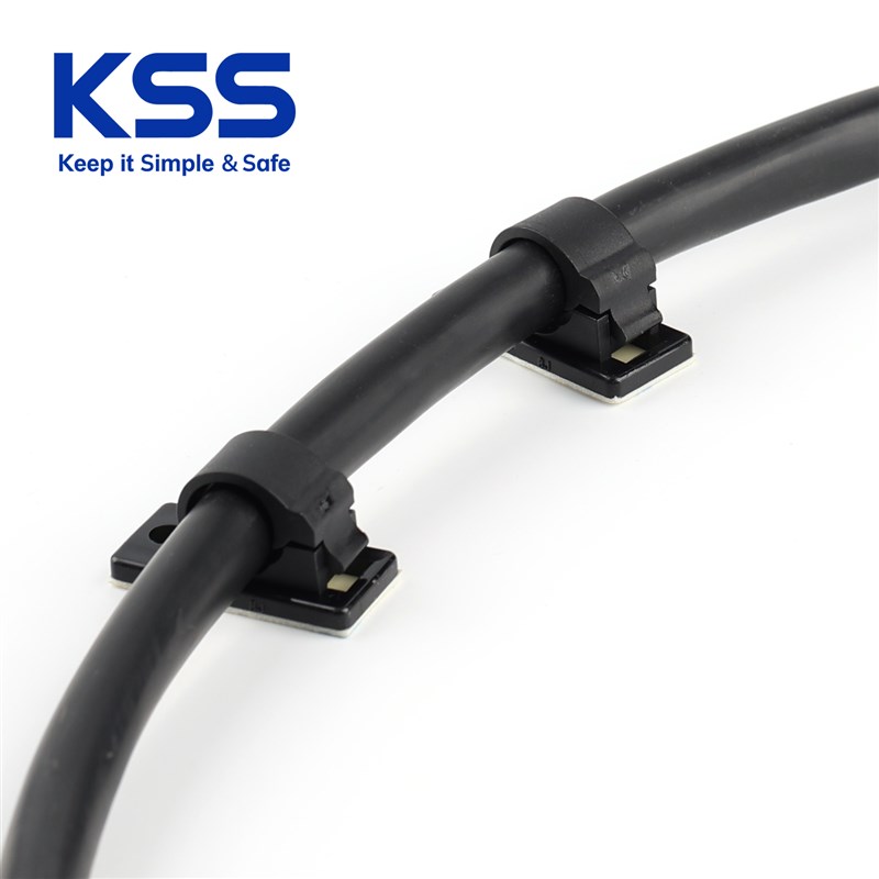 KSS凯士士粘式配线固定座电线线卡子理线器配线固定器J-SJ-S