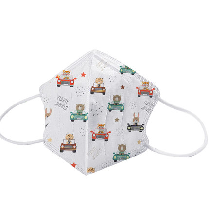 儿童口罩独立包装3D立体可爱卡通迪咕咪新国标GB/T388-2020