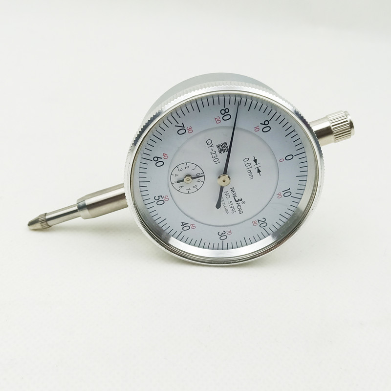 百分表0-10 防震指示表 上海青羽量具 表头 百分指示表高精度0.01