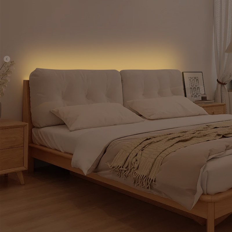 床头氛围灯带插电款usb遥控自粘卧室背景装饰免开槽小夜灯led灯条