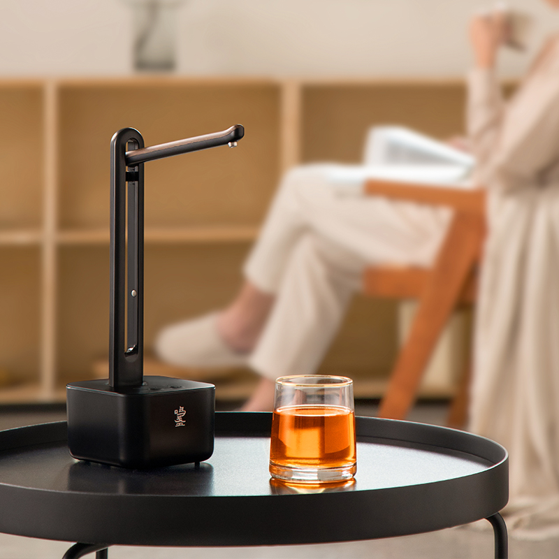 鸣盏无线自动上水器家用抽水器桶装水电动按压水器矿泉吸水饮水机