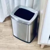 酒店客KWN房用商方办公形垃圾分类桶双容层不锈钢厨房垃圾桶大量