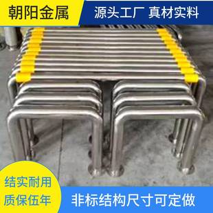 不锈钢挡轮挡车杆UM型护栏停车位挡车器车间仓库广场道路防撞杆柱