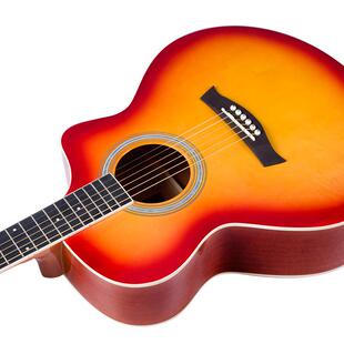 4单1寸声亮光民谣吉他初学者入门自A17学a木吉他guitr新手乐器原