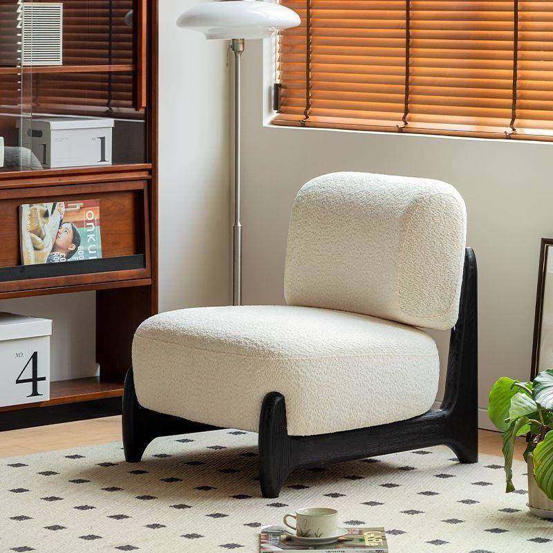 现代轻奢设师计单人沙发椅家客厅阳用台闲懒人沙发网红实UGD木休