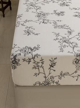 秋冬SXG43343.新款棉磨毛印花单品床笠15/全1.8米加厚席梦思床垫