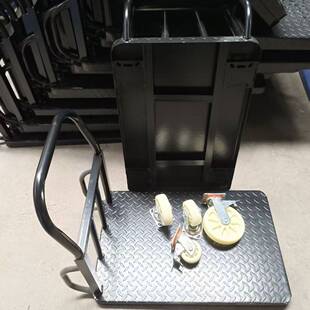 2 手推平板车搬货 平板手推车运货 重型平板车  手推平板车钢板