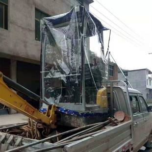 窗微挖保暖棚TUN防风暖雨棚挡雨开帘微保挖车衣